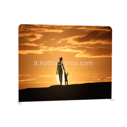 Sunset Alluminium Frame di tensione Photobooth Stand